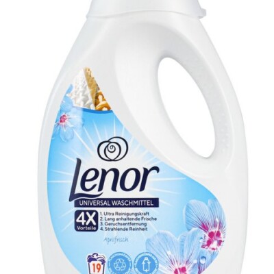 LENOR APRIL FRESH LIQUID DETERGENT 950 ML  - 19 WL