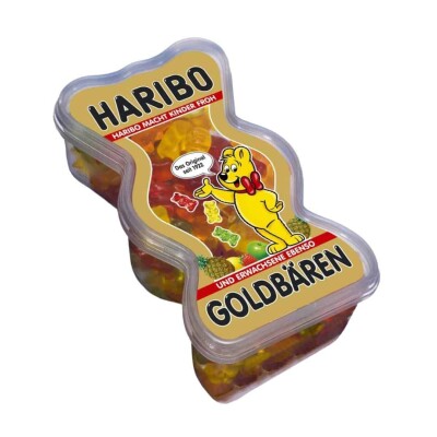 HARIBO GOLDBAEREN BEAR SHAPE TUB  450 G.